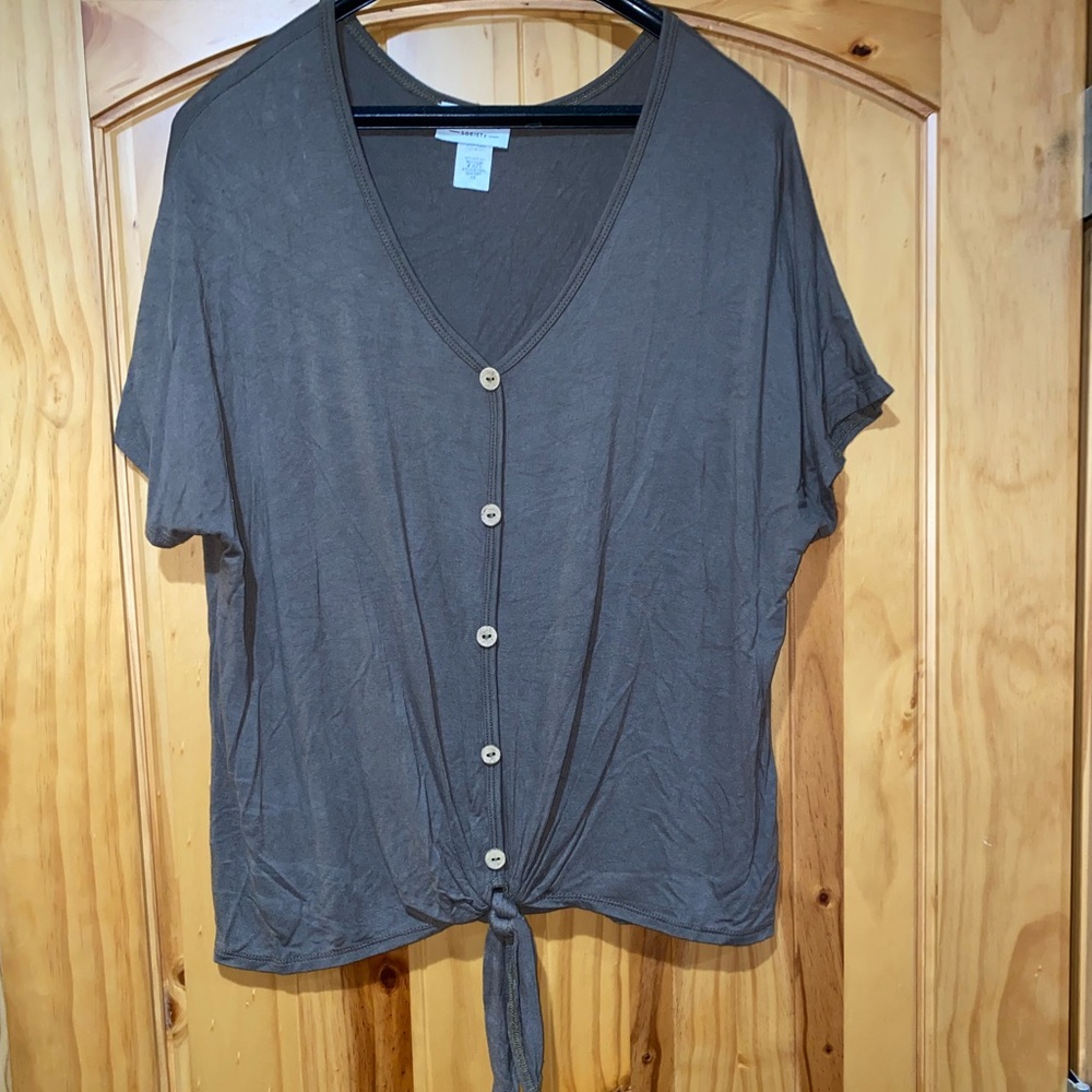 1X Homegirl Society Tie Shirt